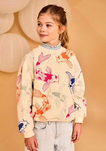 Sudadera Violeta Carpas