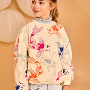 Sudadera Violeta Carpas