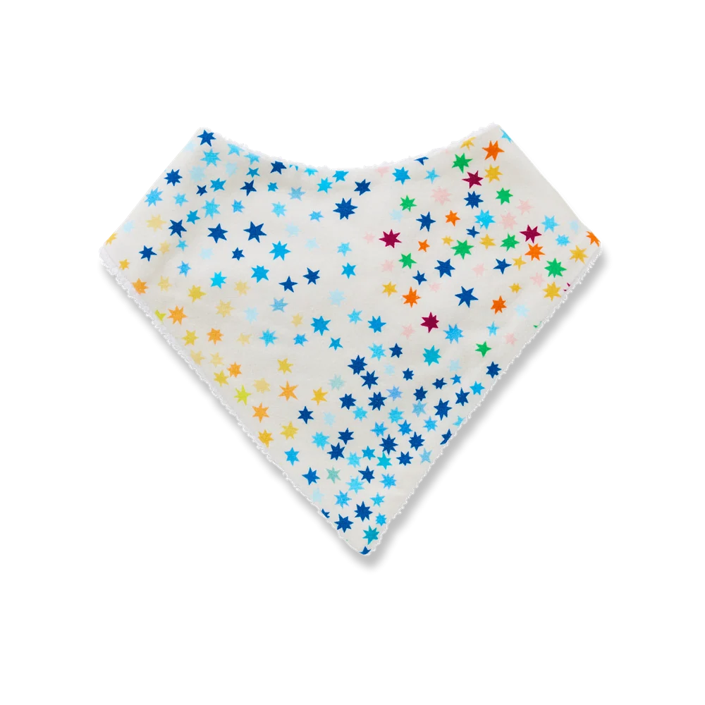 Babero bandana Estrellas multicolores