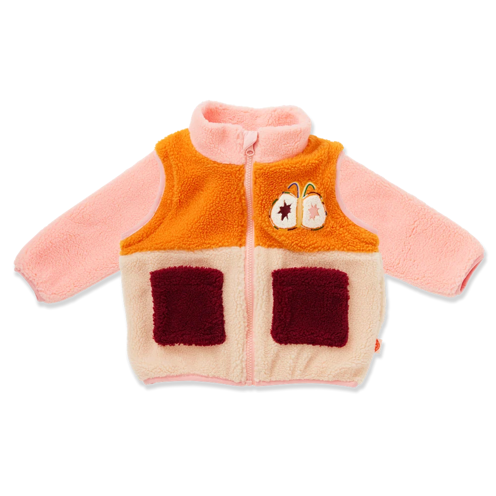Chaqueta y Chaleco Polar Mariposa