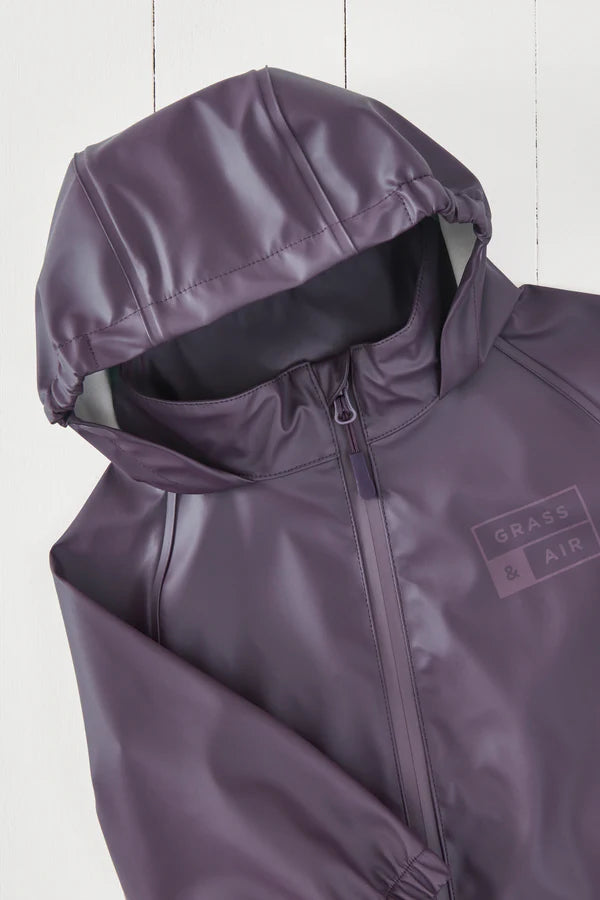 Buzo impermeable morado