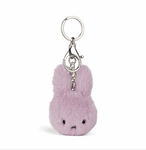 miffy charm llavero fuzzy lila