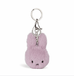 miffy charm llavero fuzzy lila