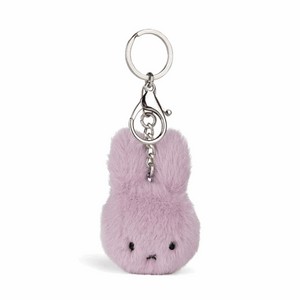 miffy charm llavero fuzzy lila
