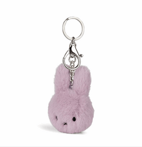 miffy charm llavero fuzzy lila