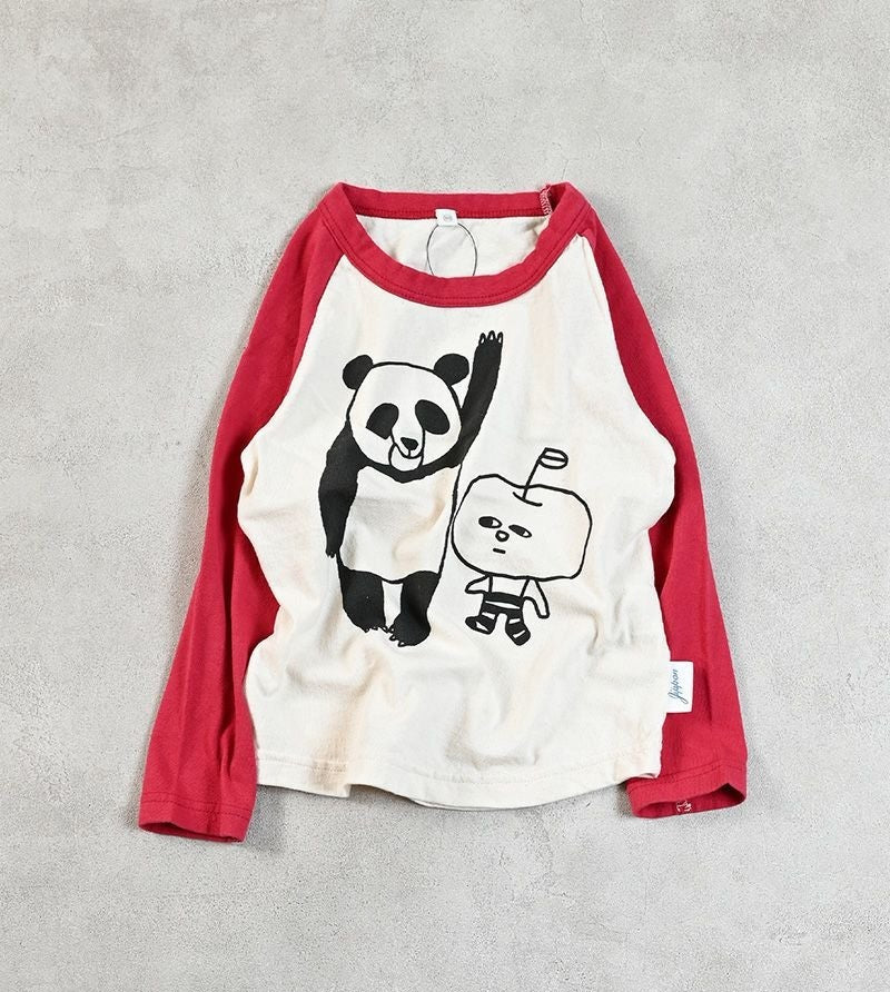 Camiseta béisbol panda roja
