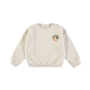 Sudadera Quilted crudo