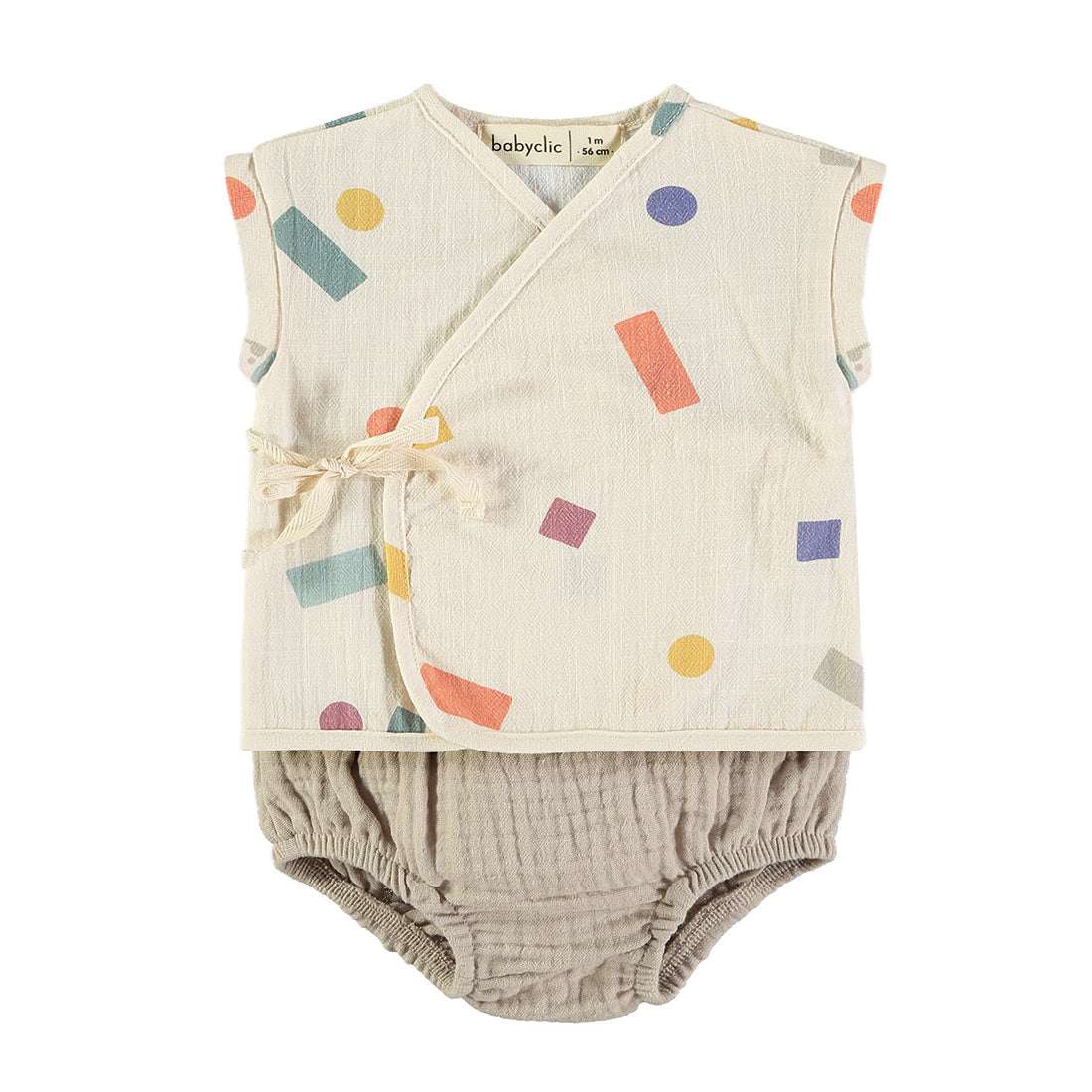 Conjunto Top + Culotte Messy Blocks