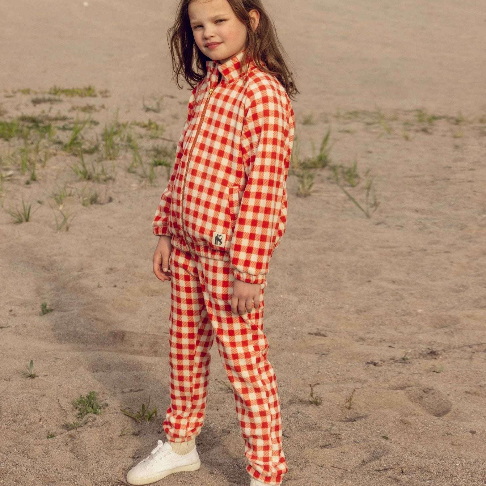 Chaqueta Polar Gingham