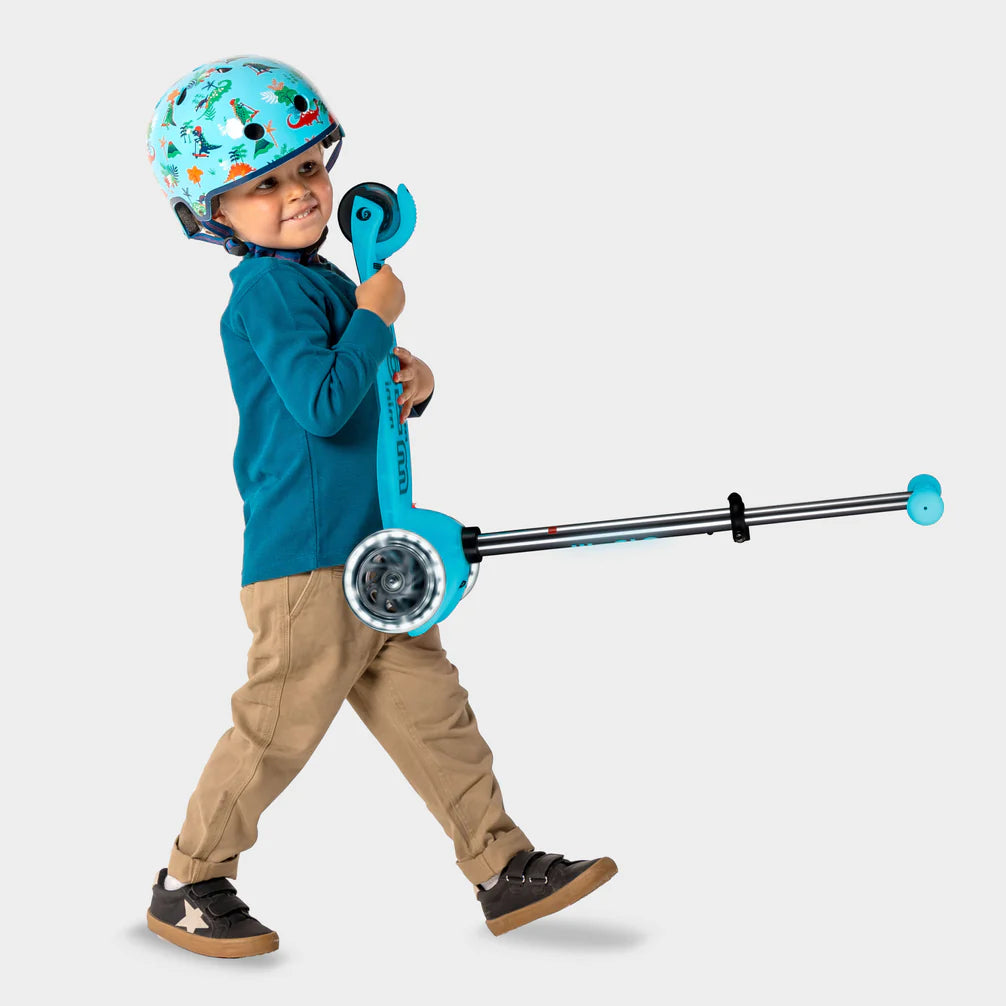 Patinete Mini Deluxe plegable LED AQUA