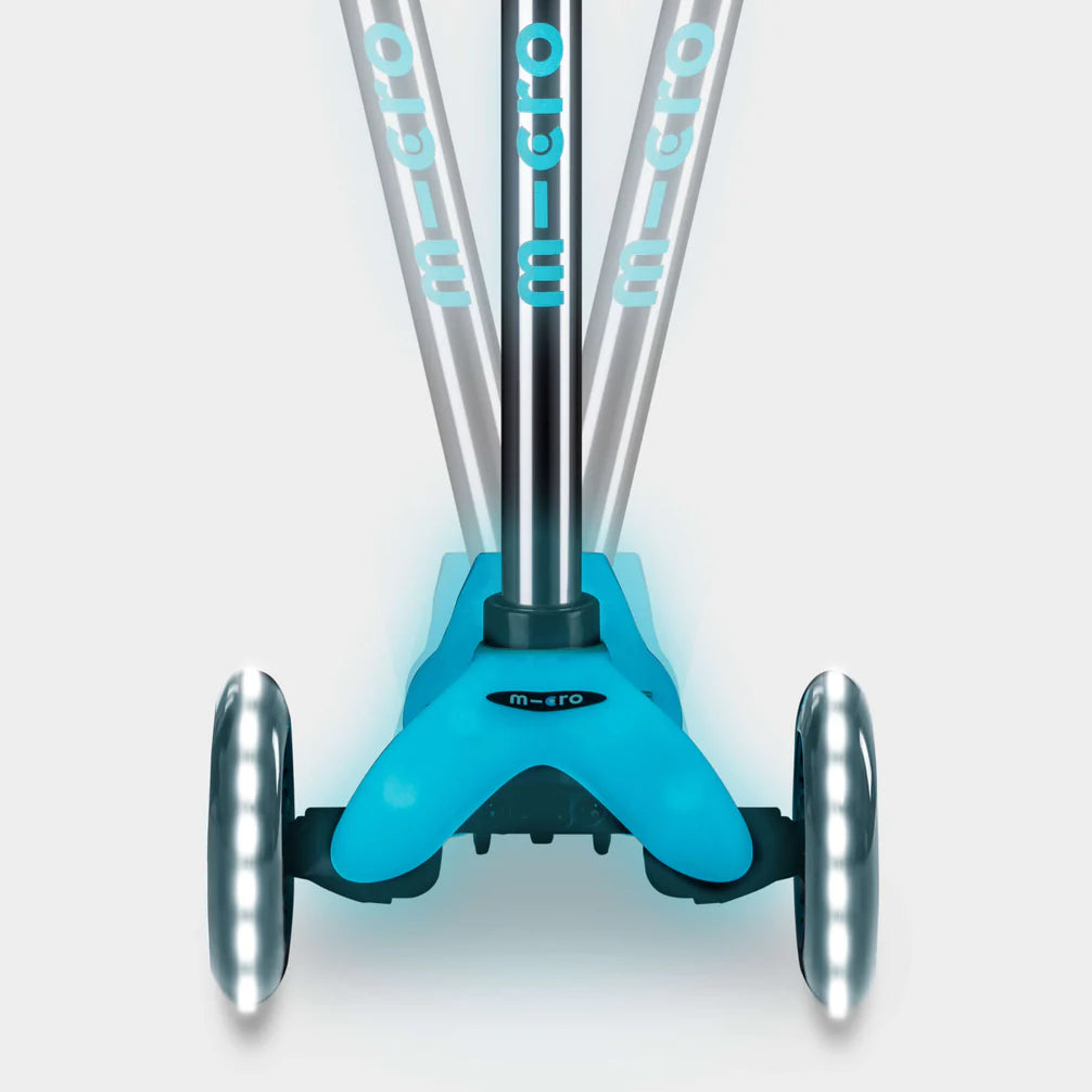 Patinete Mini Deluxe plegable LED AQUA