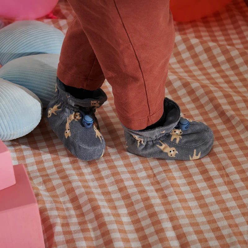 botitas slippers bebé zorro