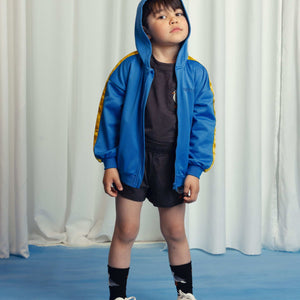 Sudadera con Capucha Mini Rodini WCT Hoodie Azul