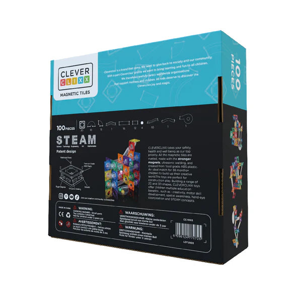 Connetix 92-piece magnetic ball circuit