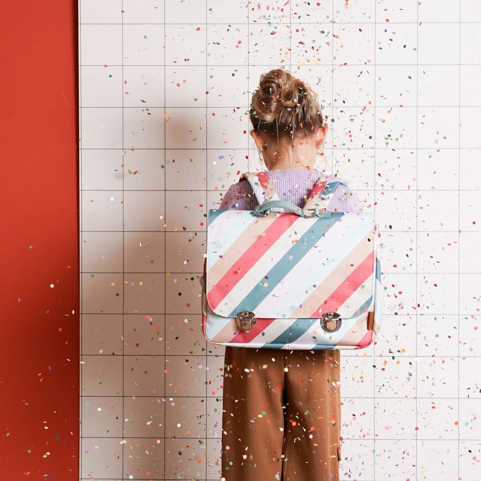 Mochila escolar apaisada RAINBOW