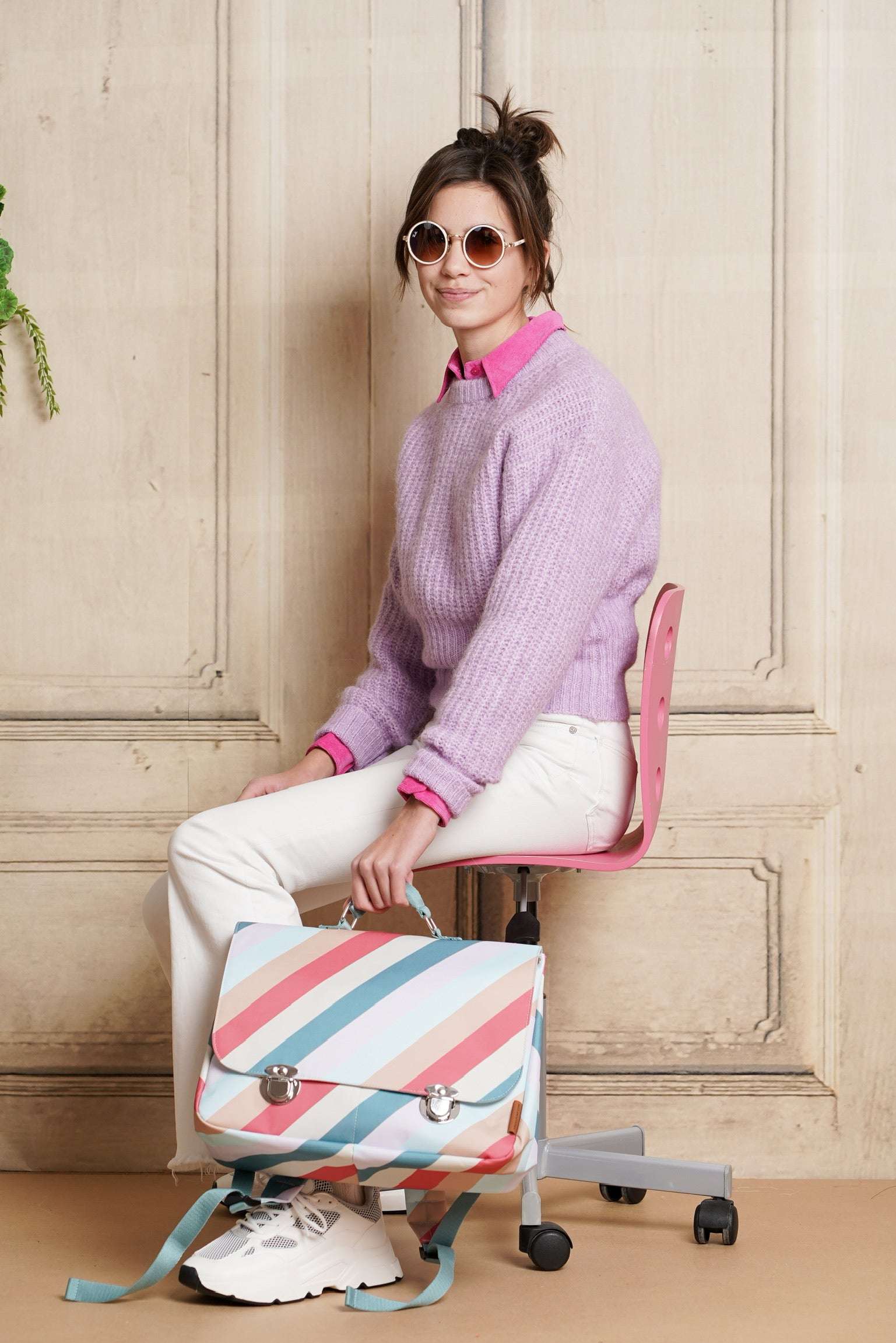 Mochila escolar apaisada RAINBOW