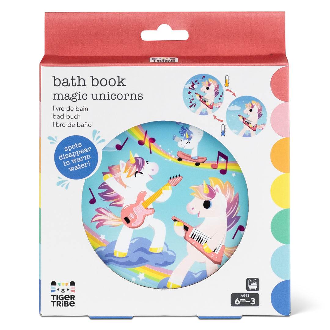 Libro de baño unicornios