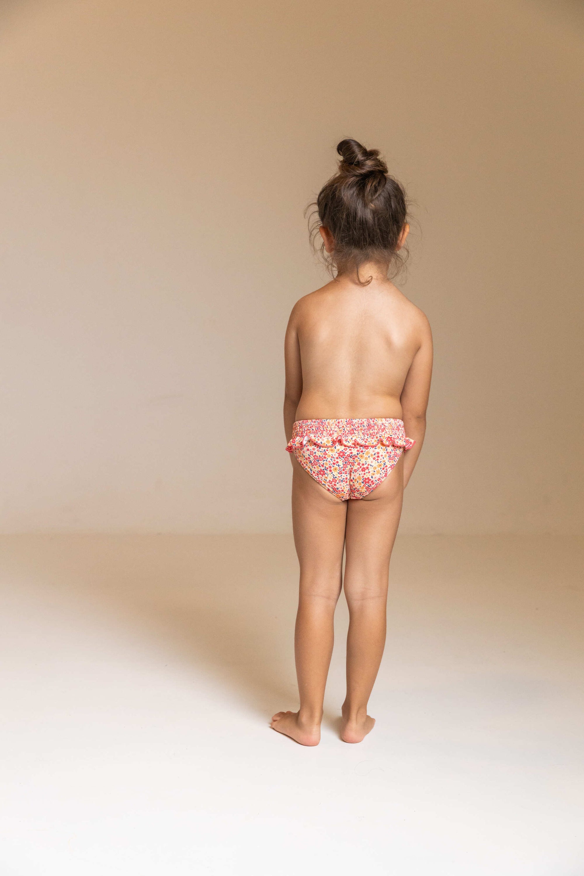 Braguita de baño flores liberty rojo