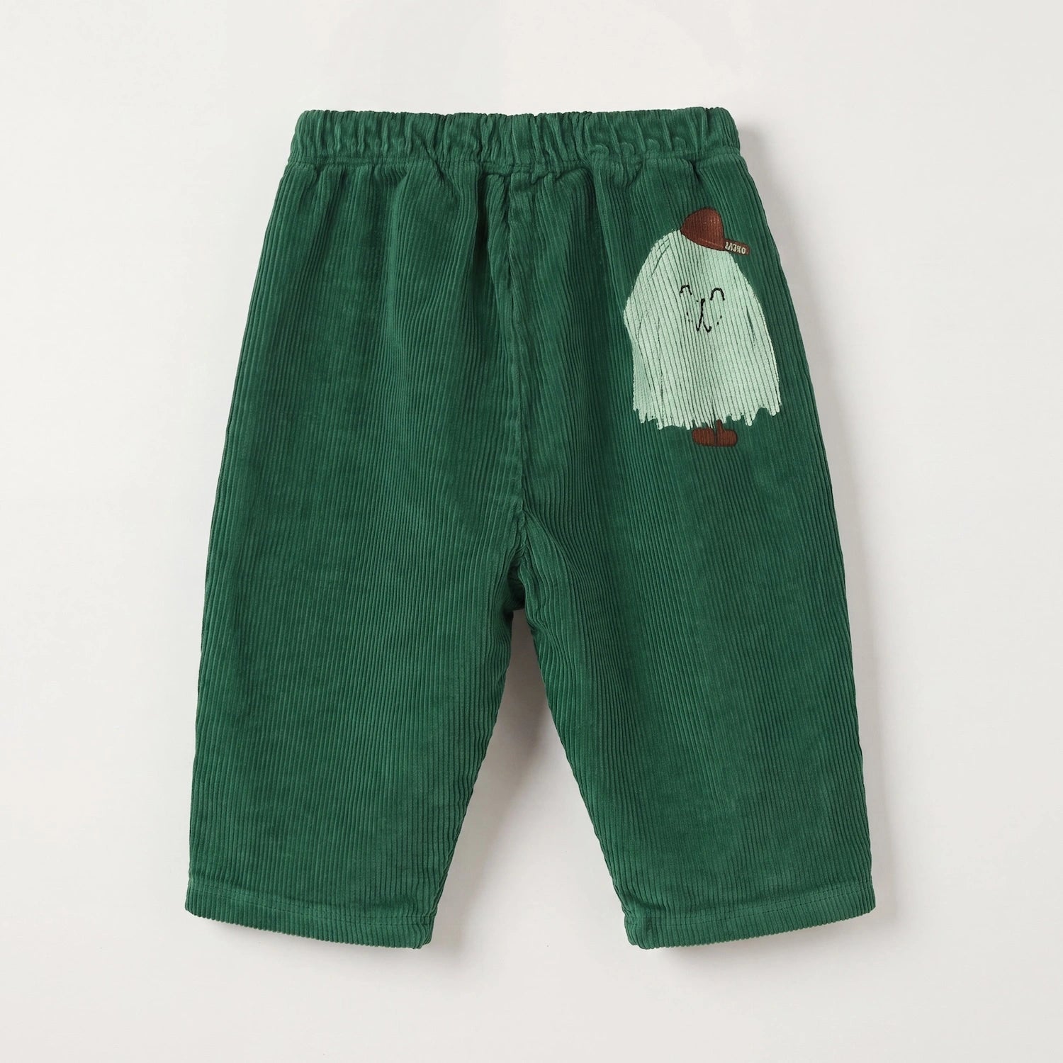 Good Monster green corduroy baby pants