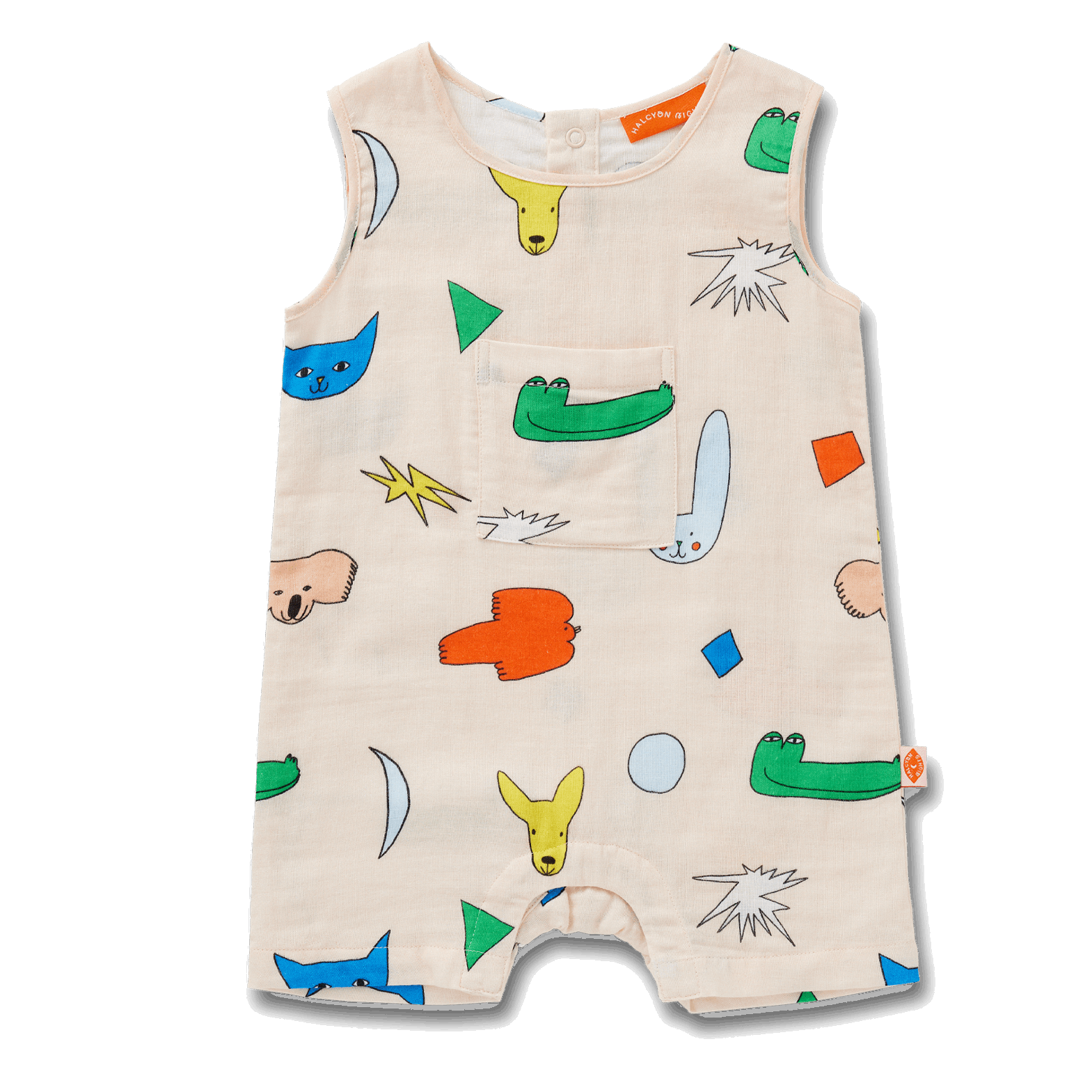 Pelele de muselina estampado Billabong