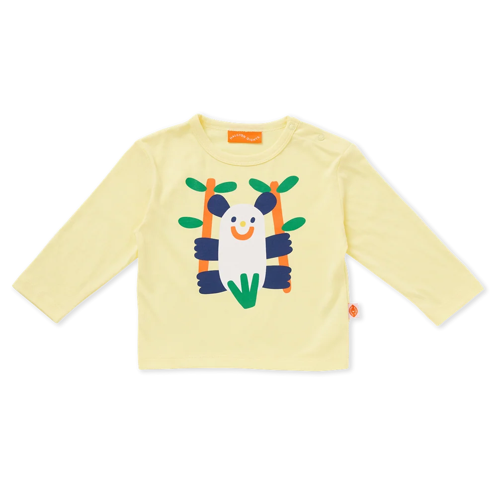 Camiseta Panda manga larga