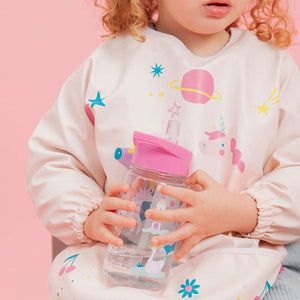 Babero con mangas unicornio