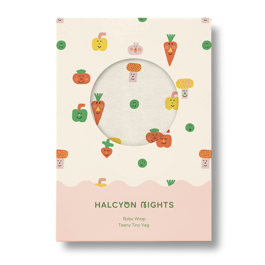 Arrullo algodón mini verduritas