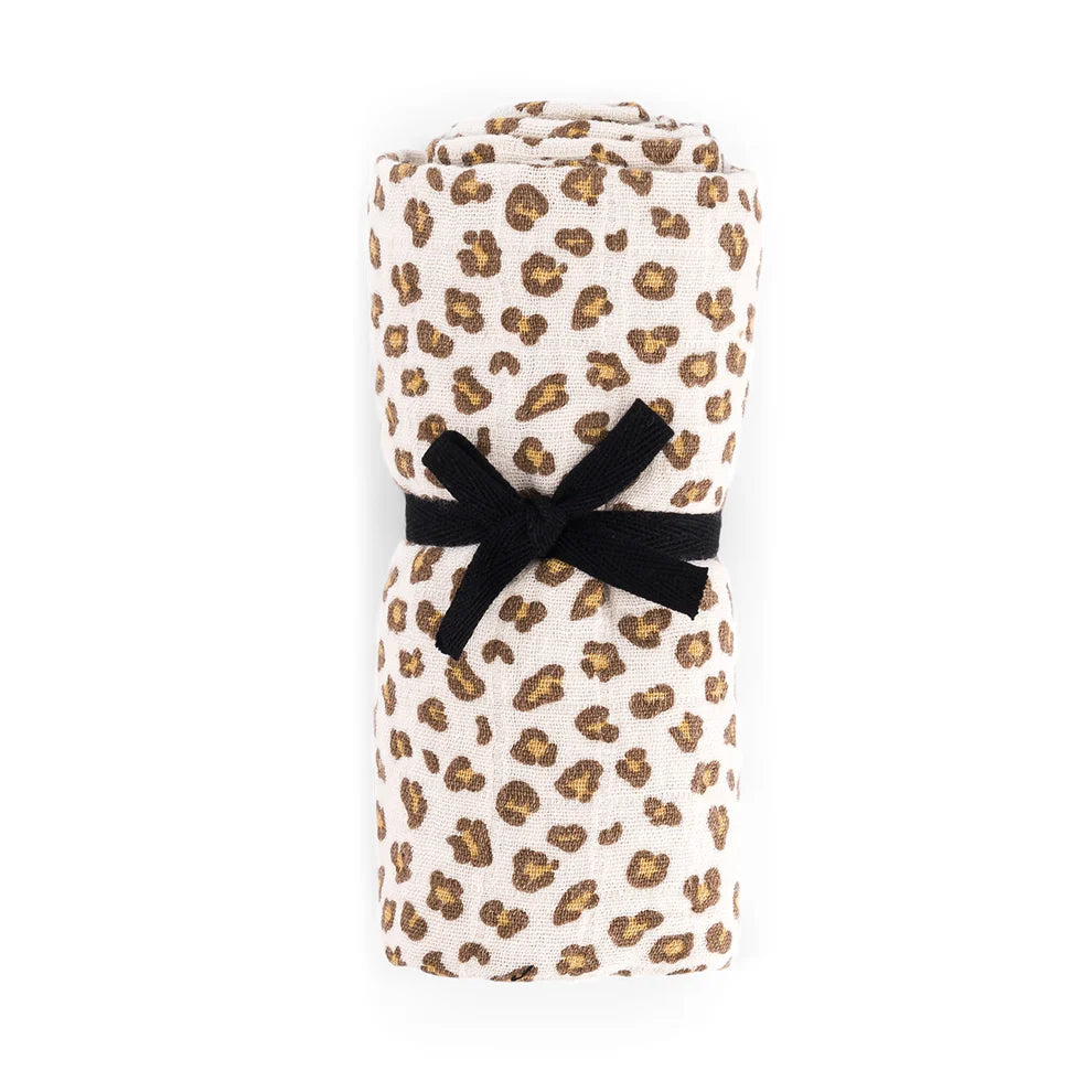Muselina Leopard Natural