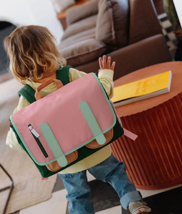Mochila escolar mini chicle