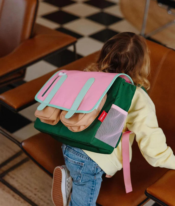 Mochila escolar mini chicle