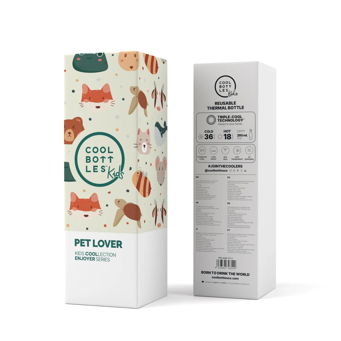 Thermal bottle 260 ml pets