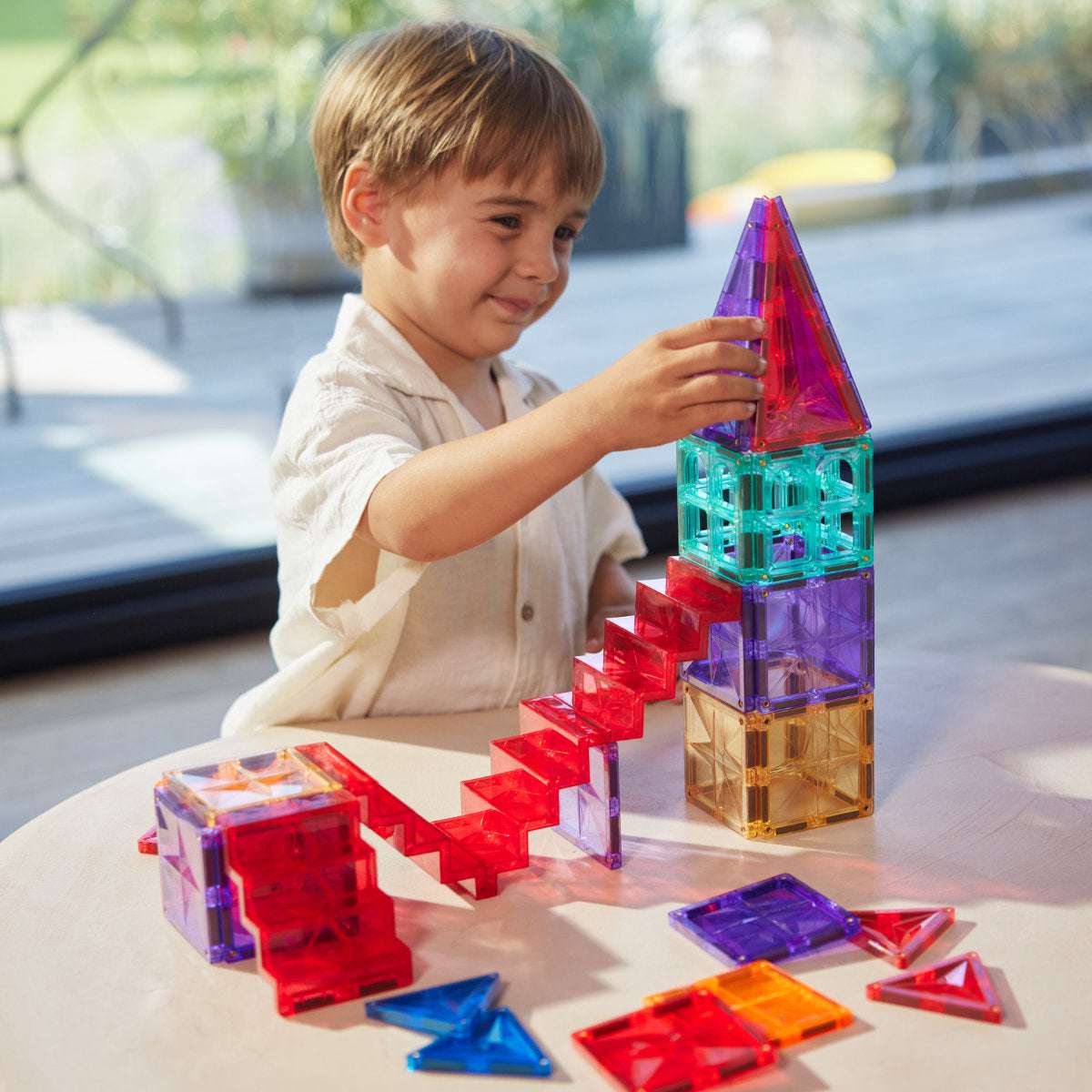 Pack Escaleras - 34 piezas magnéticas Cleverclixx