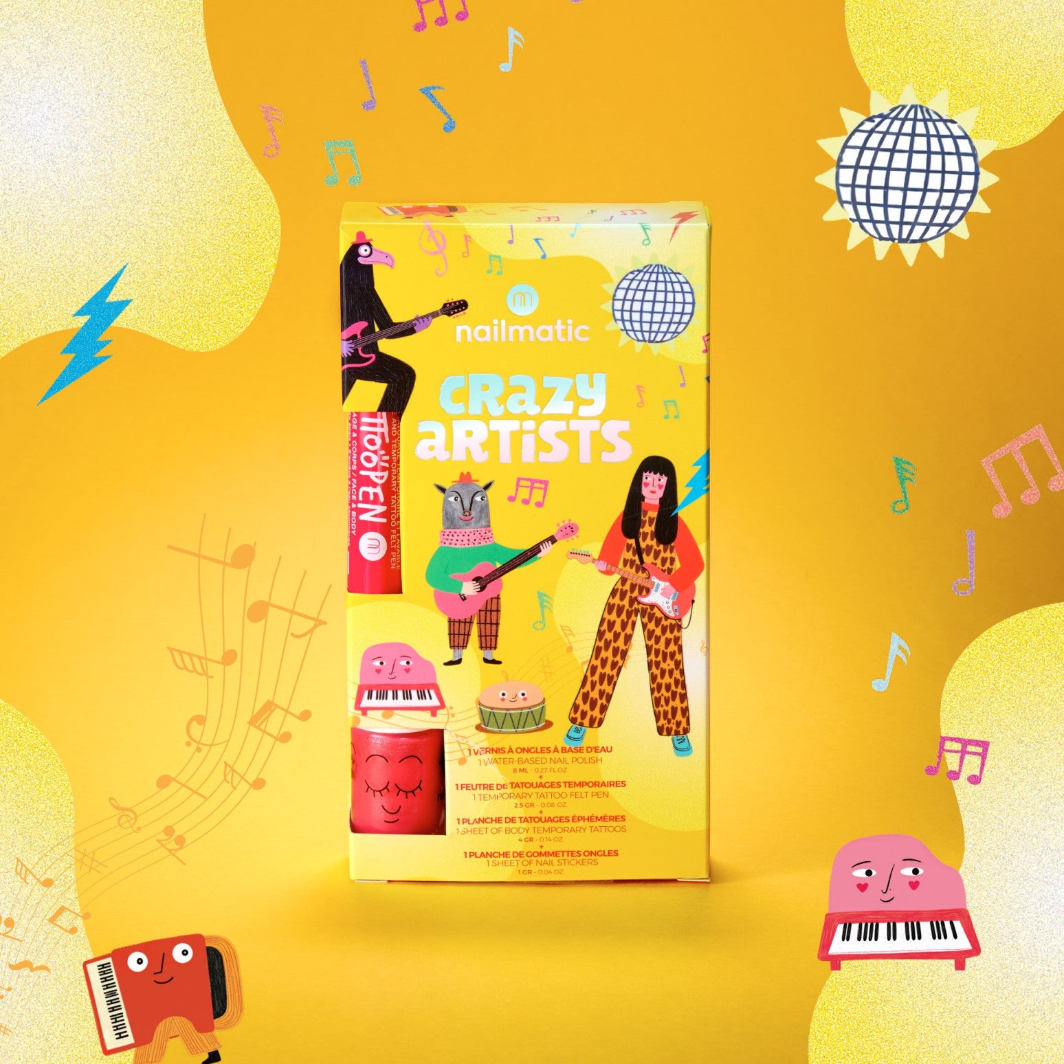 Set cosmética crazy artist