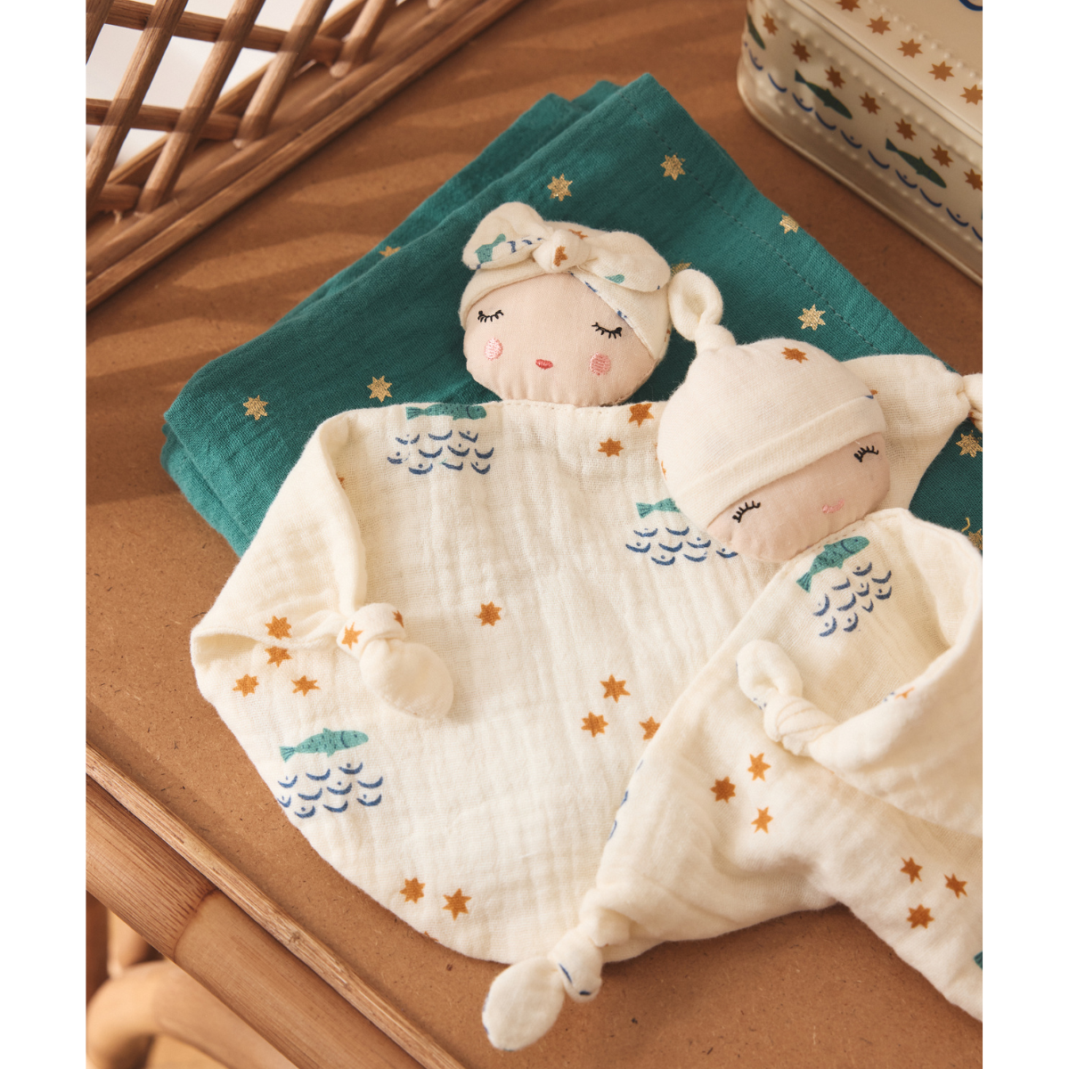 DouDou muselina Lucky Star