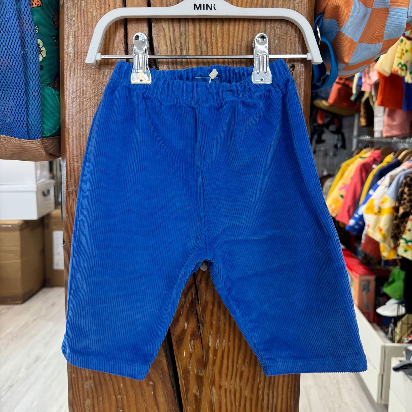 Pantalón bebé pana azul  Good Monster