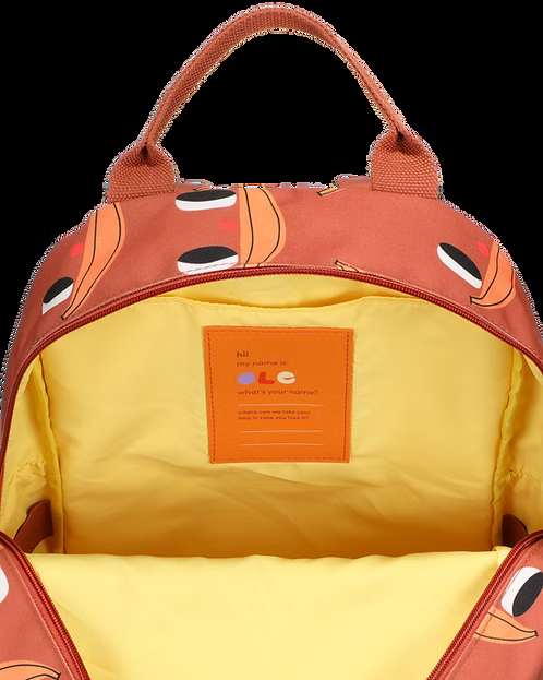 Mochila escolar banana