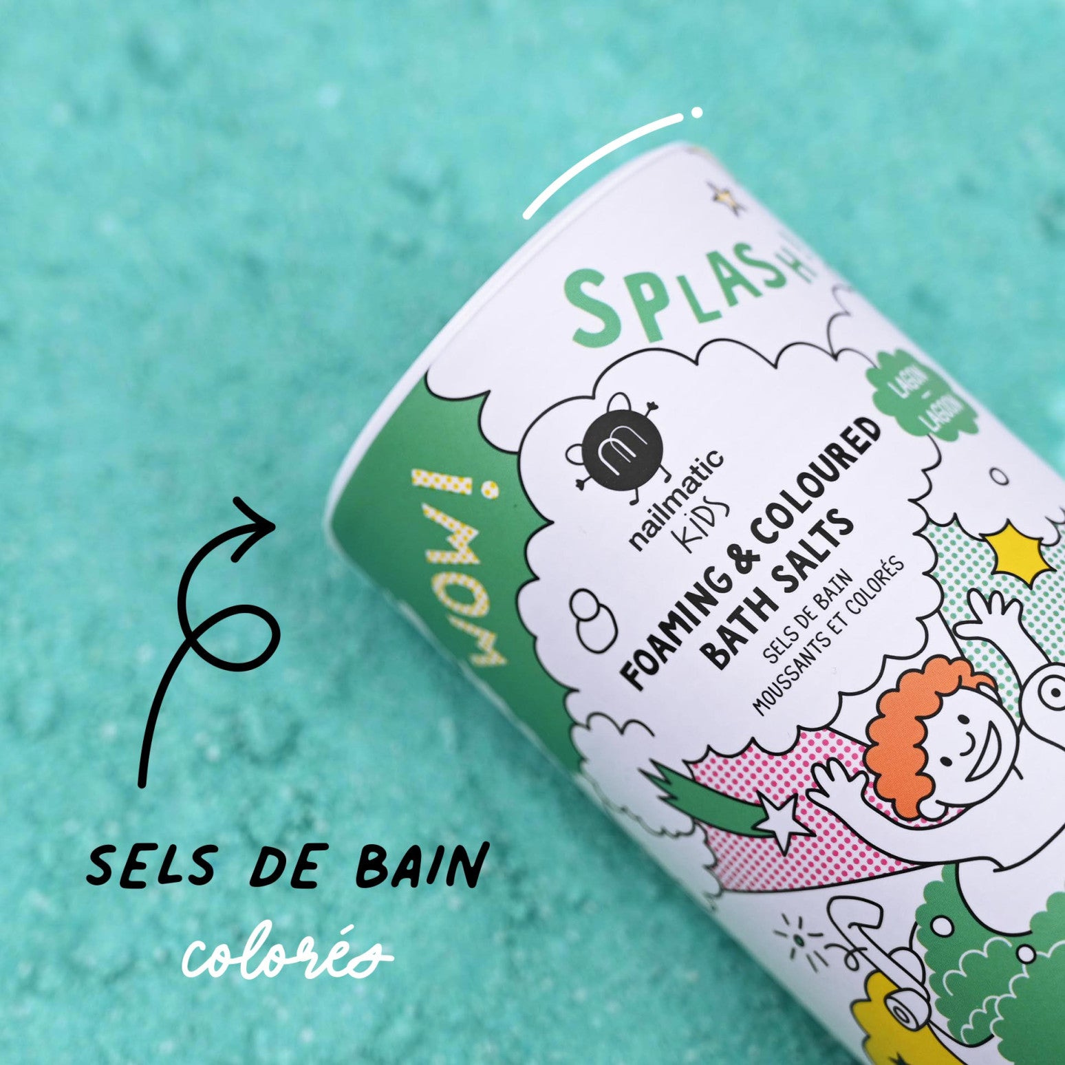 Sales de baño turquesas