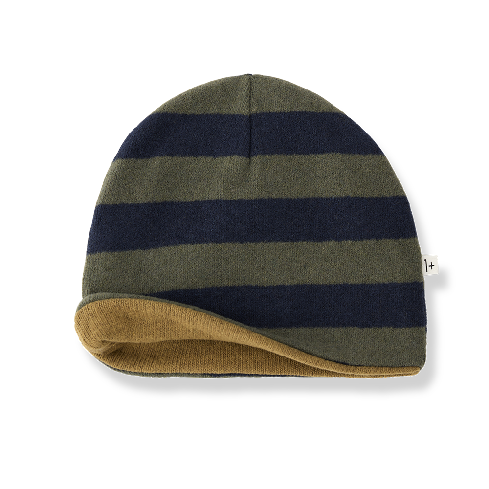 Gorro de punto a rayas