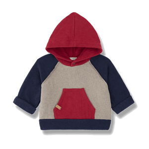 Jersey de punto con capucha arena