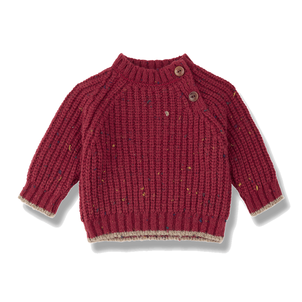 Jersey de lana rojo