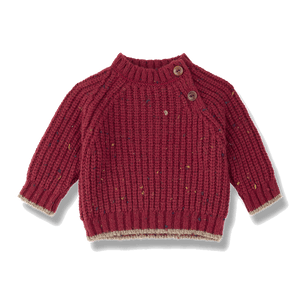 Jersey de lana rojo