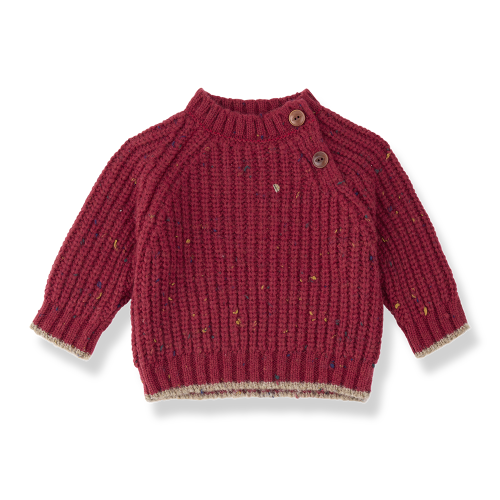 Jersey de lana rojo