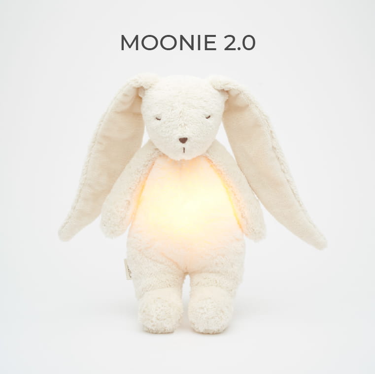 peluche moonie luz y sonido conejo 2.0 polar