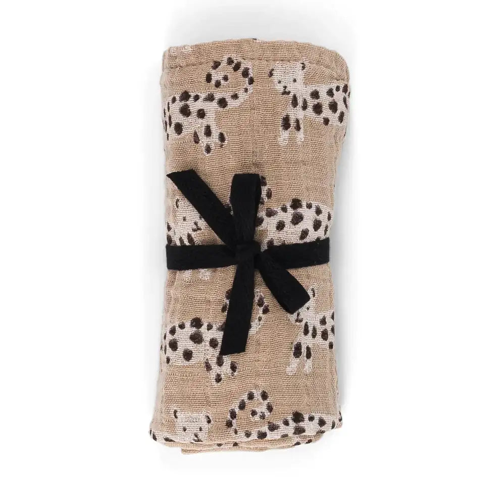 Muselina Estampada Leopardos