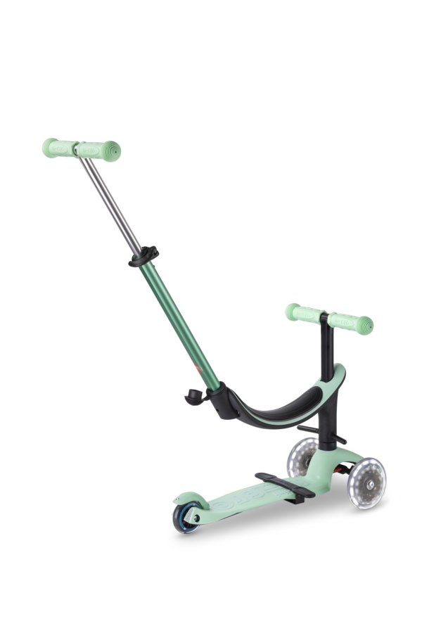 Patinete Mini 4en1 Deluxe LED Menta