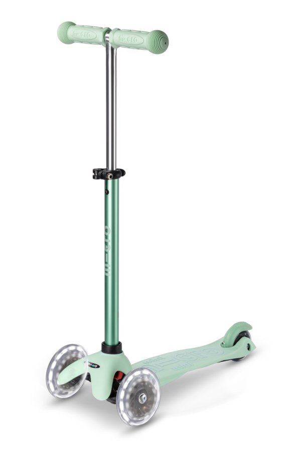Patinete Mini 4en1 Deluxe LED Menta