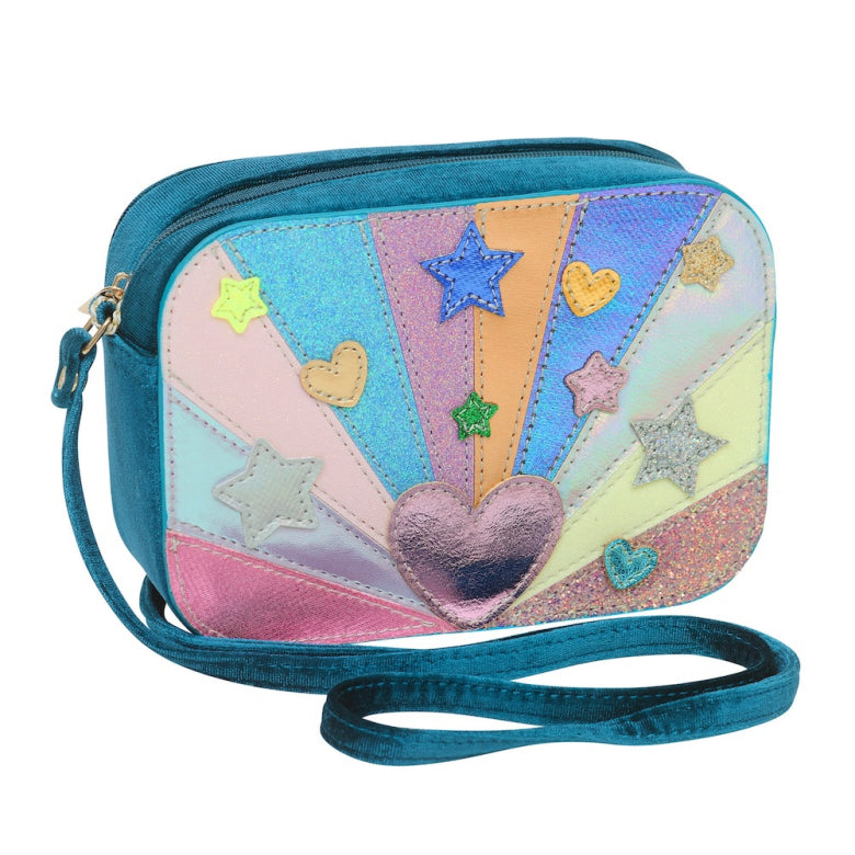Bolso terciopelo Corazoncitos