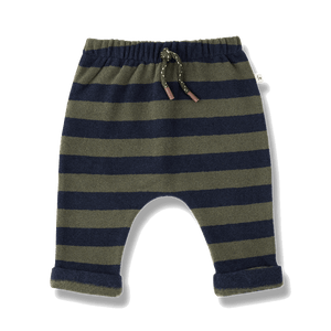Pantalón de punto a rayas