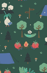 Pijama Bambú Verduritas de Camping