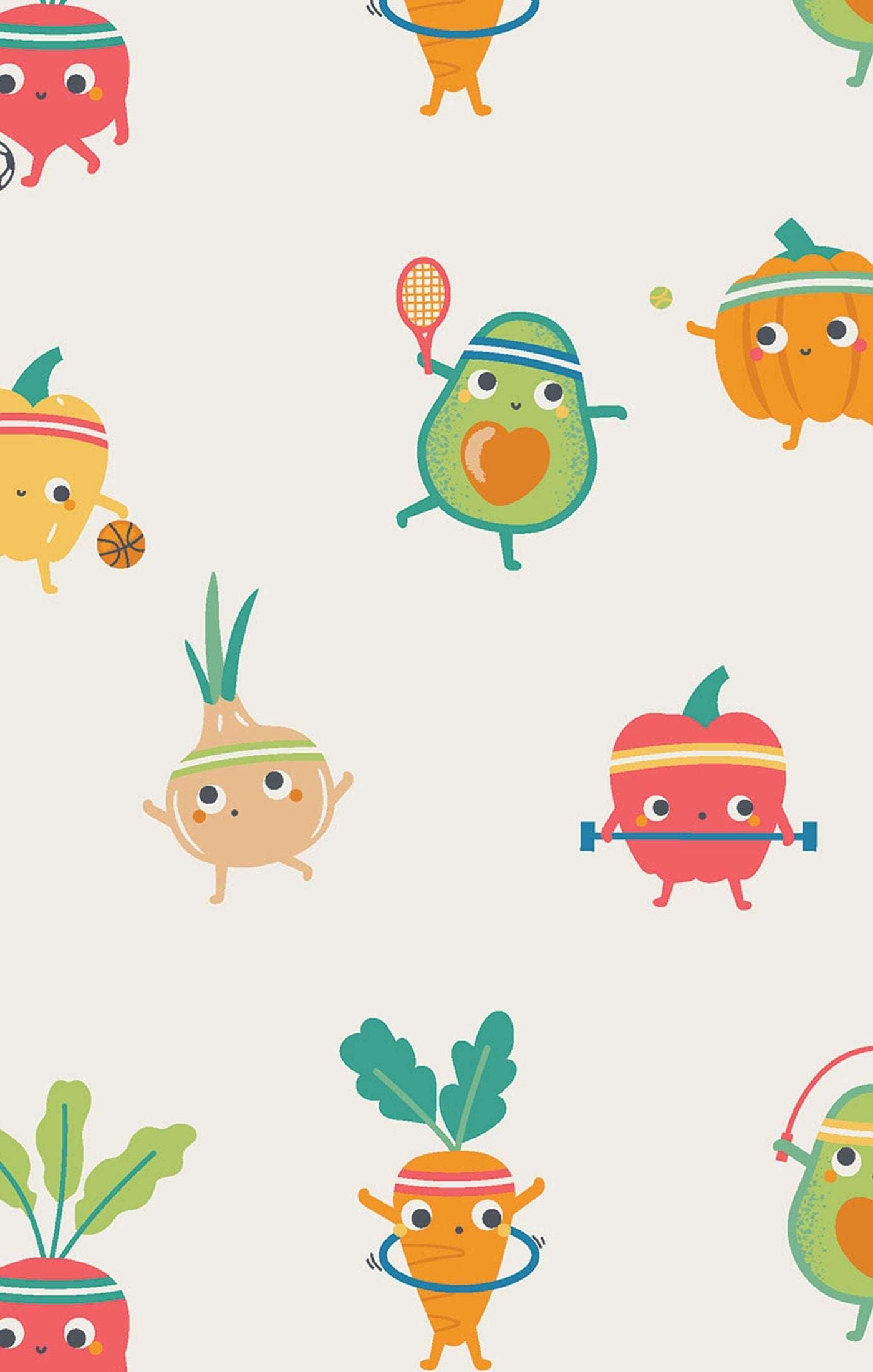 Pijama Bambú Verduras en el Gym